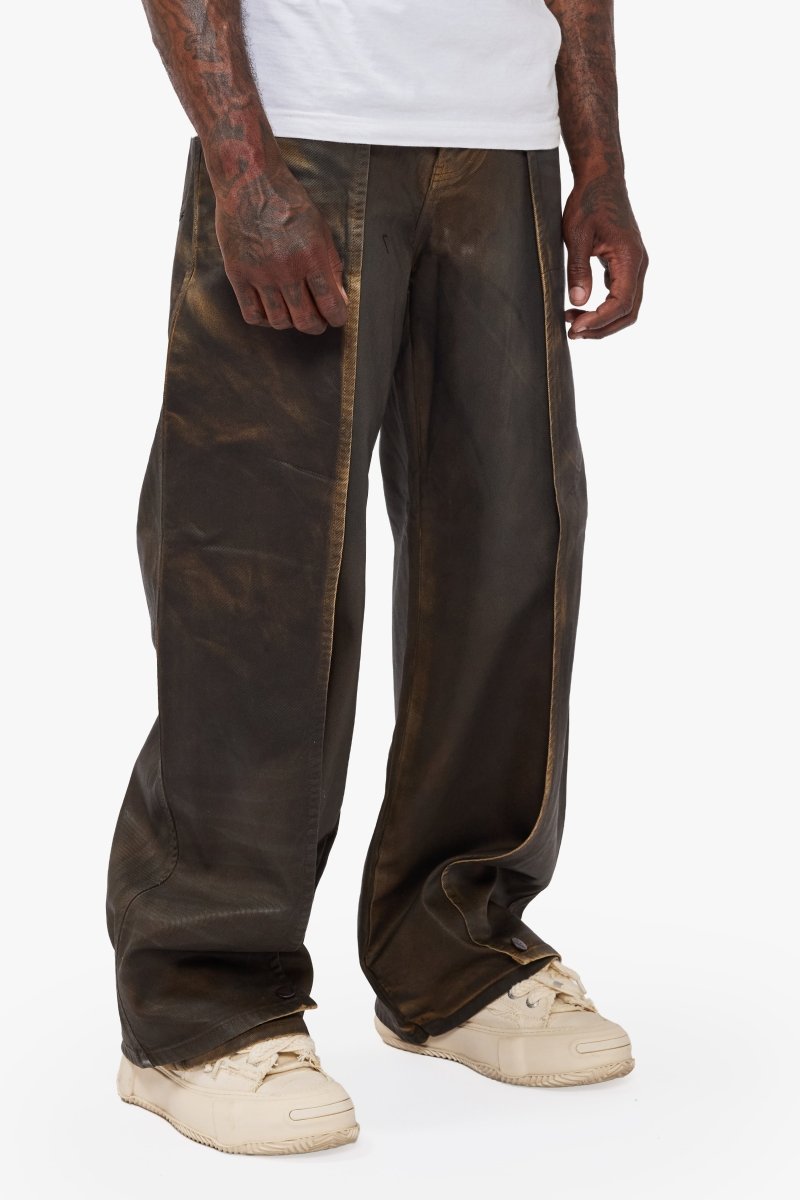 Kuni Baggy Vintage Brown Waxed - Valabasas