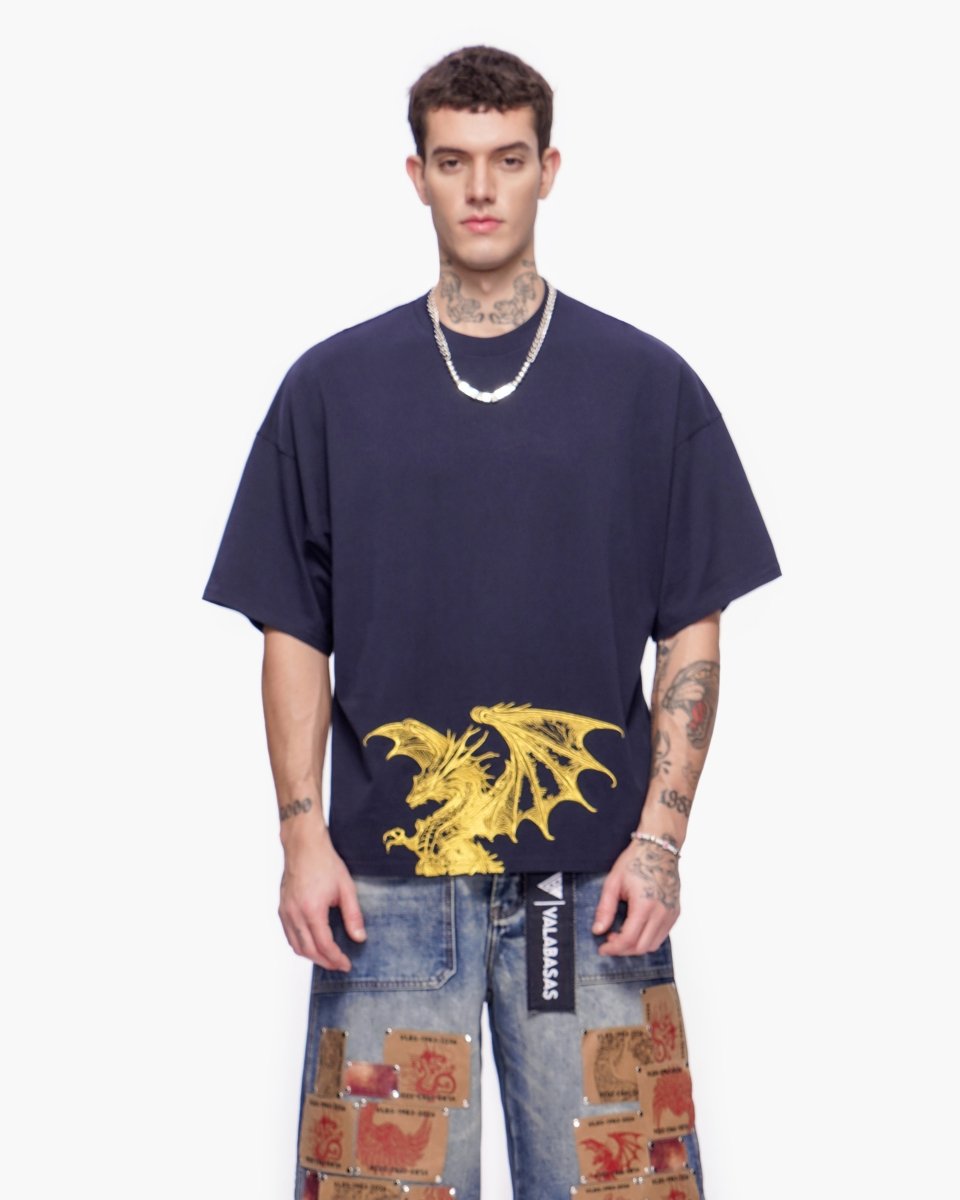 Kunji Tee Navy - Valabasas