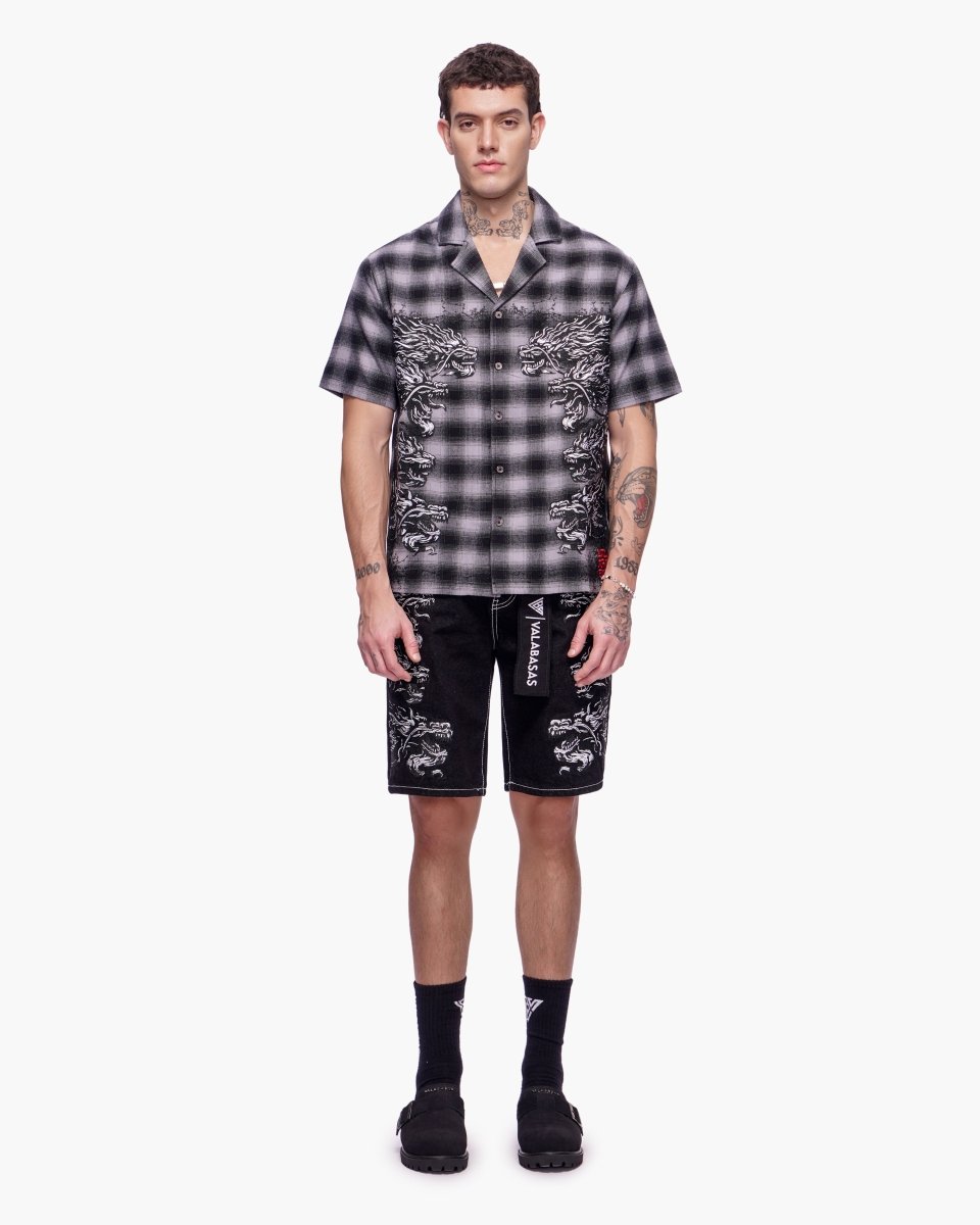 Kuraze Button Down Grey - Valabasas