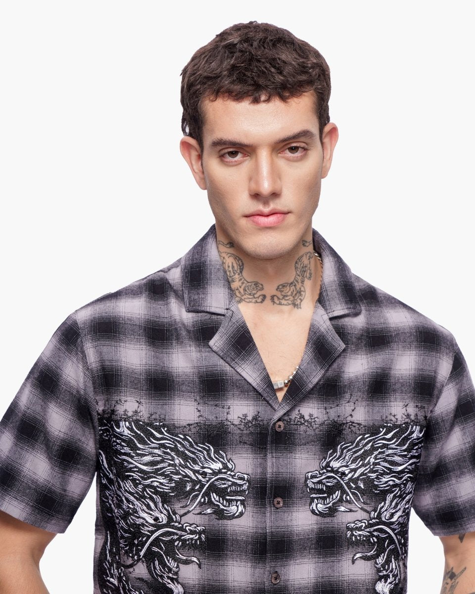 Kuraze Button Down Grey - Valabasas