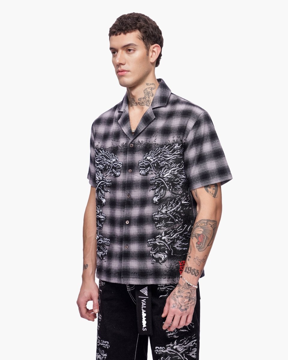 Kuraze Button Down Grey - Valabasas
