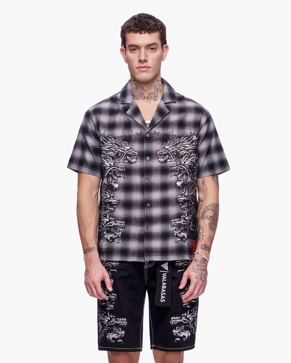 Kuraze Button Down Grey - Valabasas