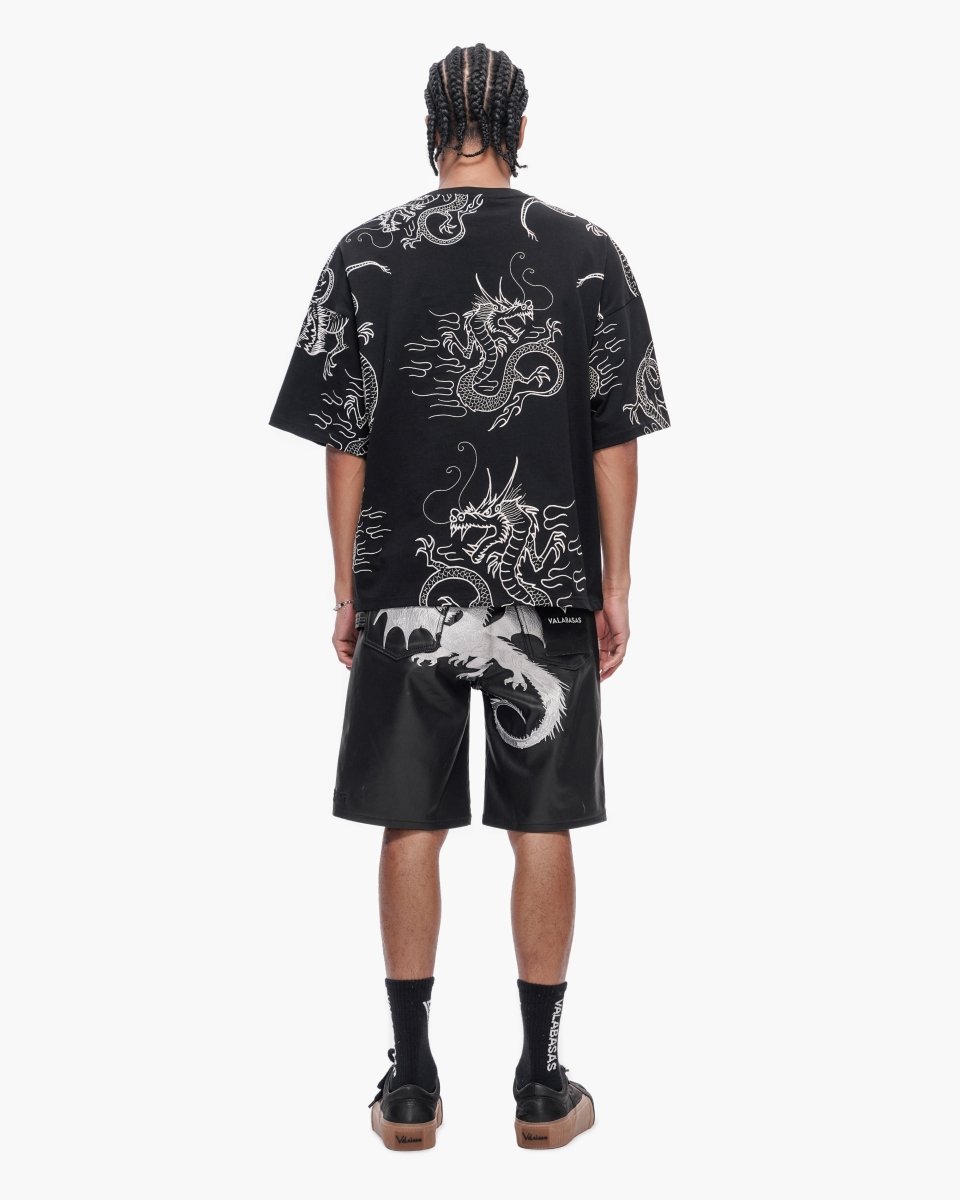 Kuroto Waxed Shorts Black Waxed - Valabasas