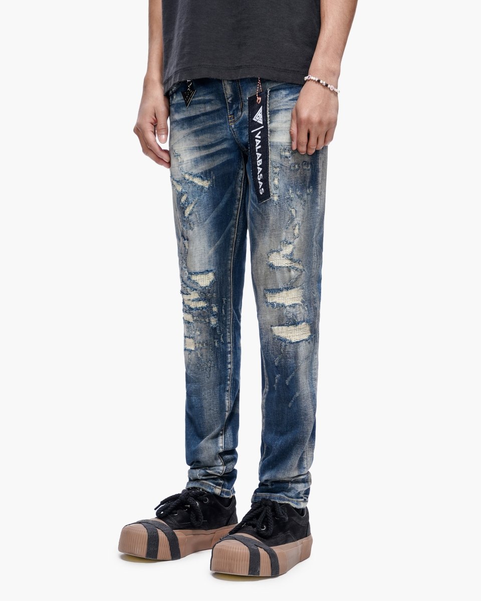 Leader Dark Blue Wash Skinny - Valabasas