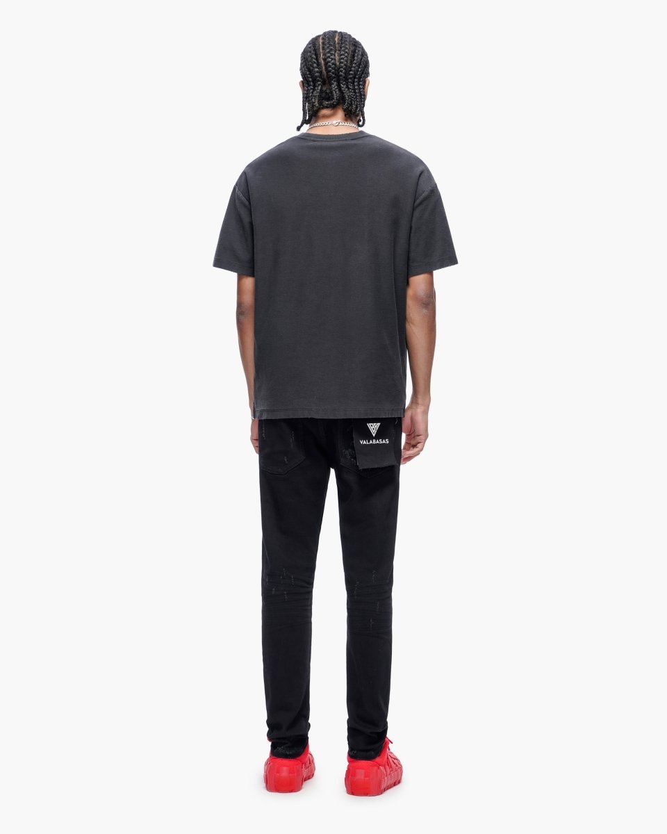 Leader Skinny Denim Jet Black - Valabasas