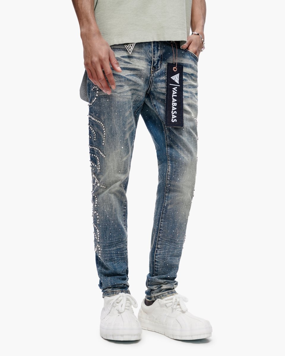 Licium Dark Blue Skinny - Valabasas