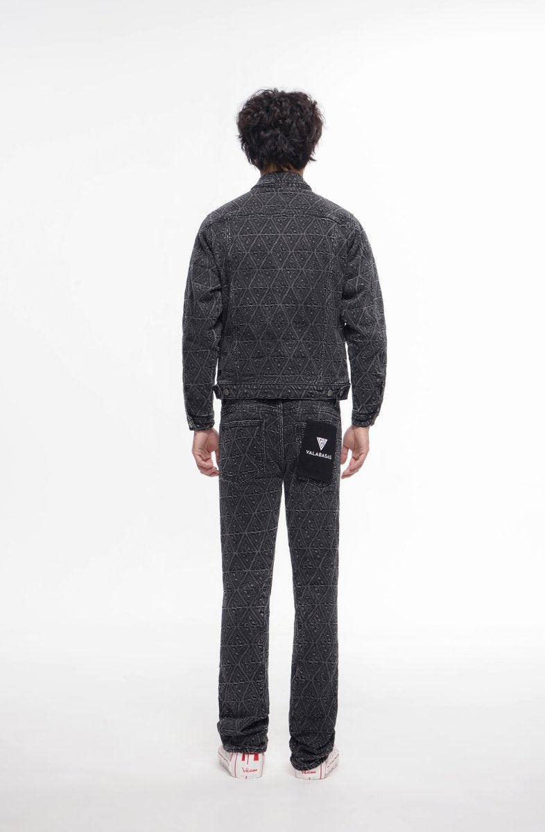 Lockjaw Black Stacked Jeans - Valabasas