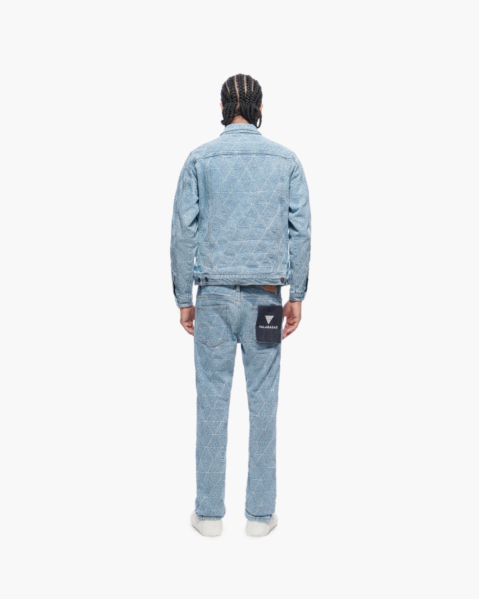 Lockjaw Light Blue Stacked Jeans - Valabasas
