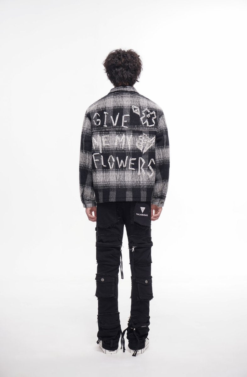Mirage Jet Black Stacked Jeans - Valabasas