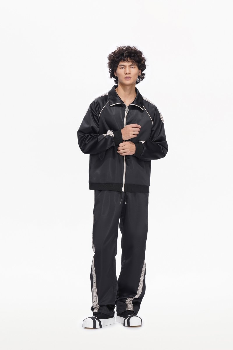 Monaco Track Jacket Black - Valabasas