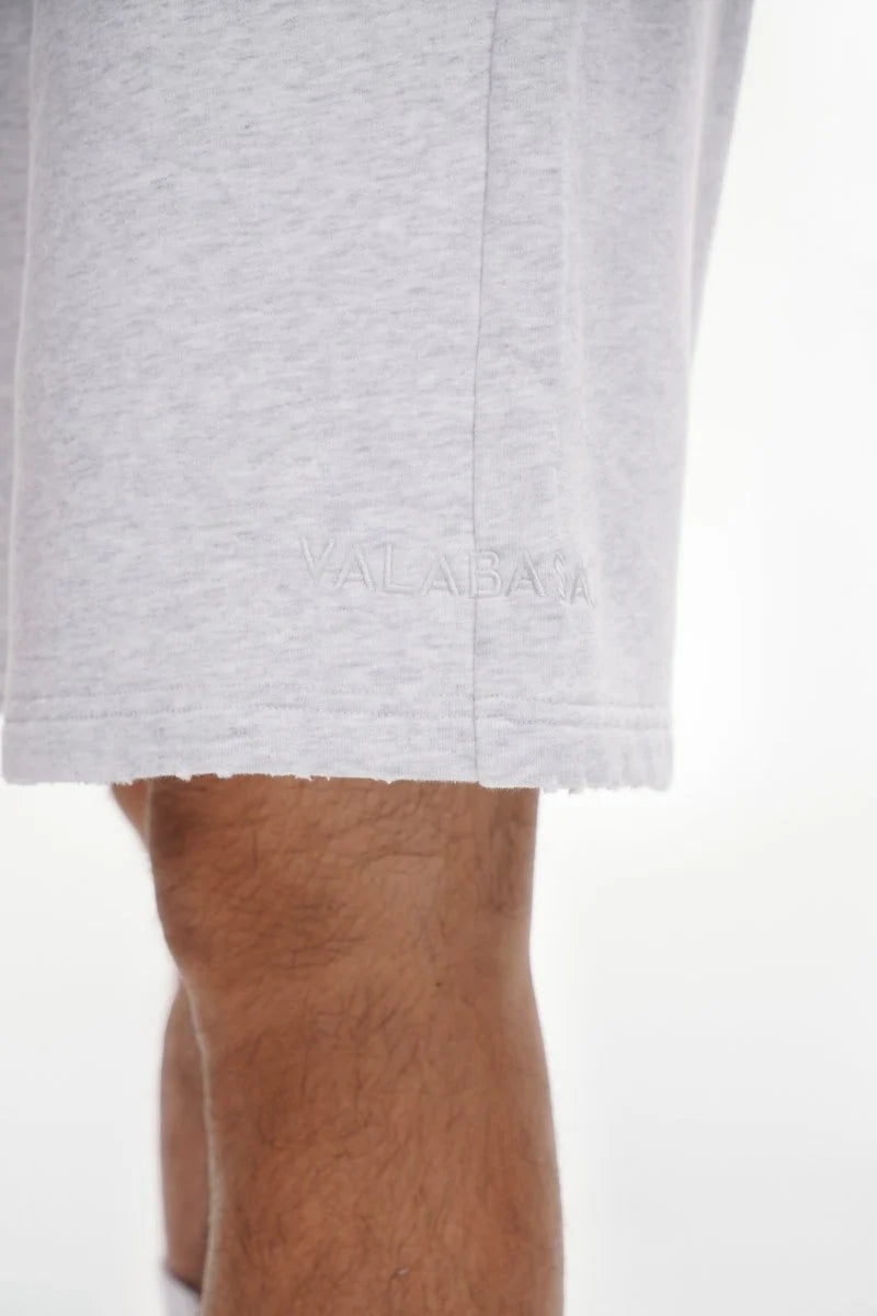 Valabasas Double-Stitch Shorts - Gray
