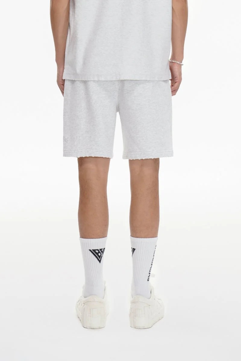 Valabasas Double-Stitch Shorts - Gray