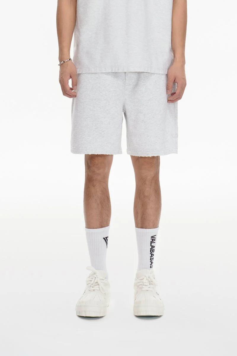 Valabasas Double-Stitch Shorts - Gray
