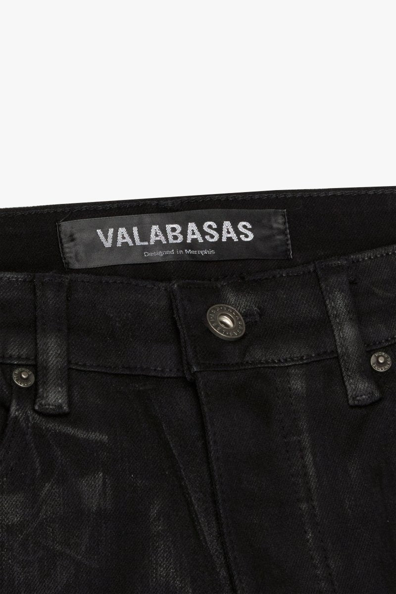 Mr Flex Skinny Black Waxed - Valabasas