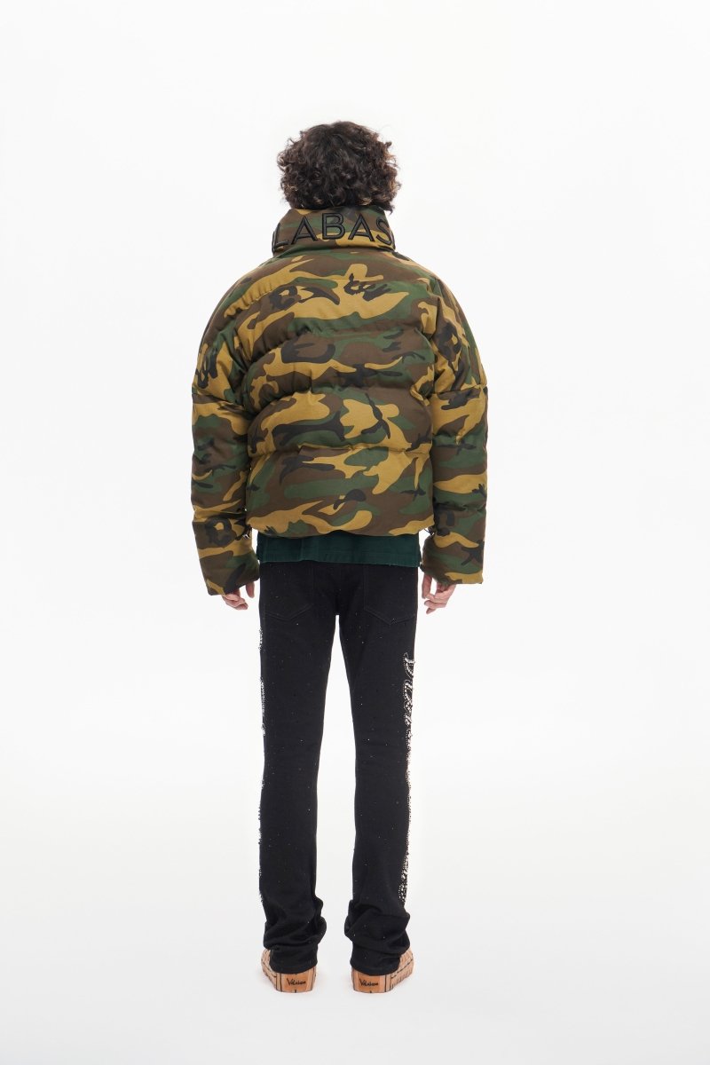 Mr. Puffer Denim Jacket — Camo - Valabasas