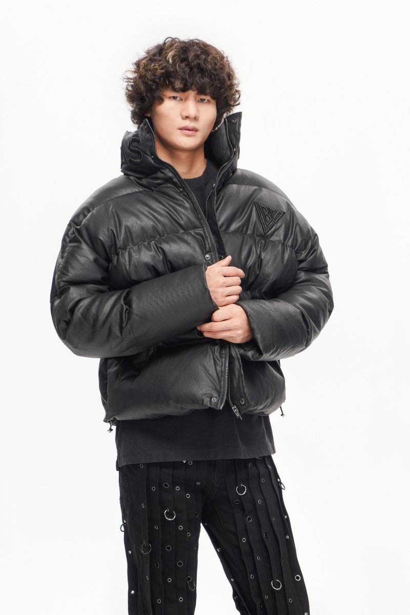 Mr. Puffer Denim Jacket – Waxed Black - Valabasas