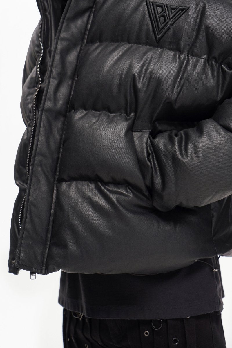 Mr. Puffer Denim Jacket – Waxed Black - Valabasas