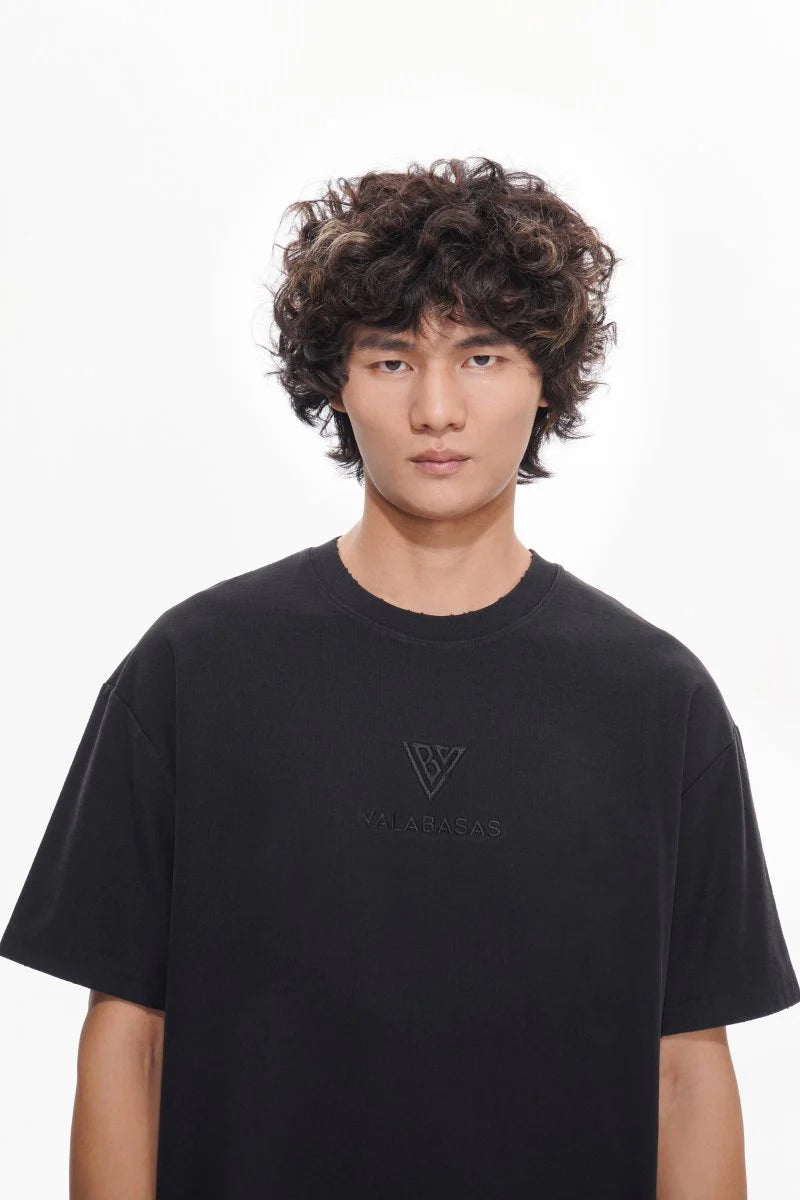 Valabasas V Emblem T-Shirt - Black