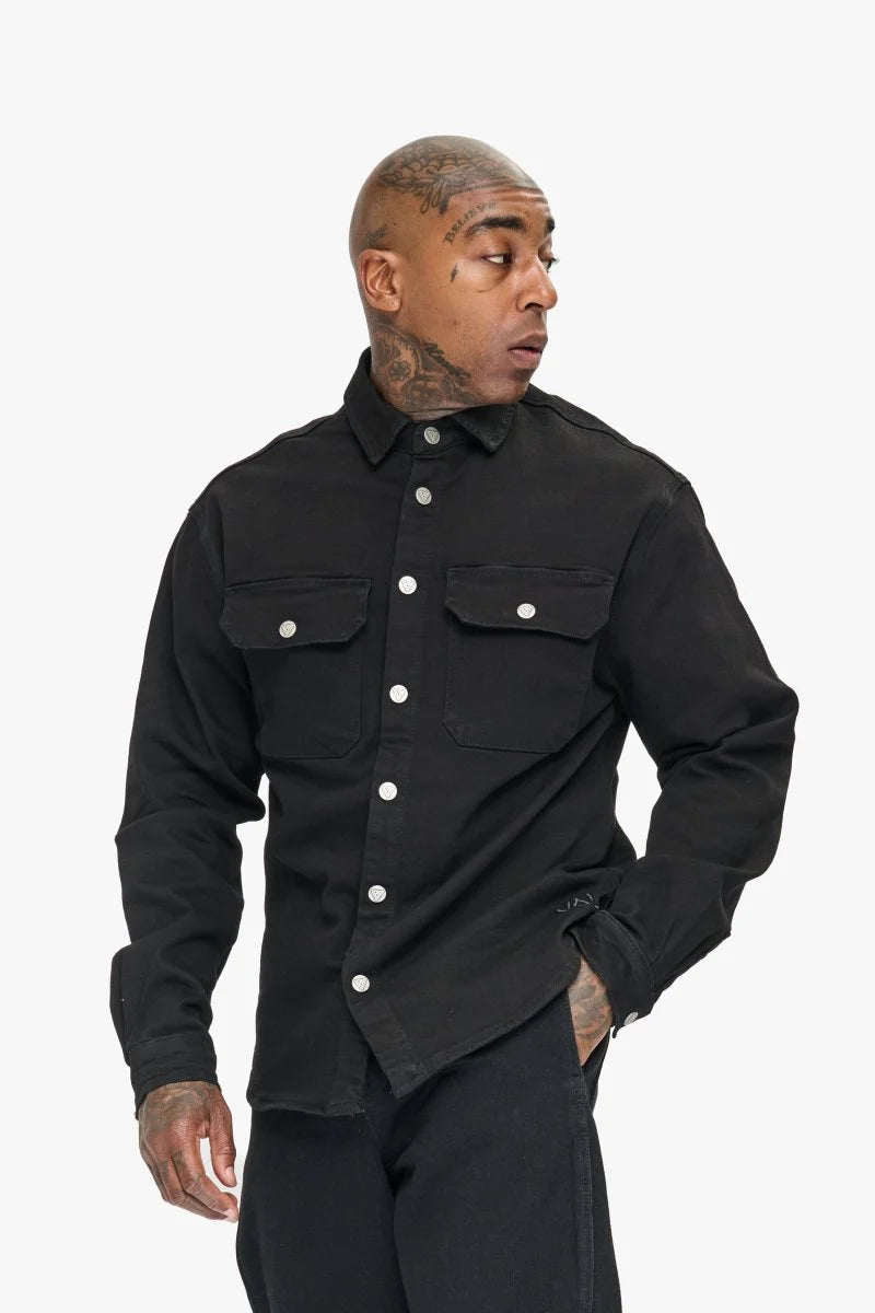 Valabasas Button Jacket - Leather