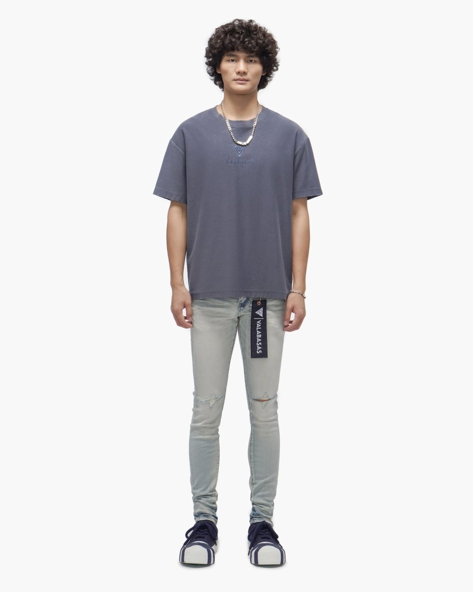 Mr.Clean Light Wash Skinny Jeans - Valabasas