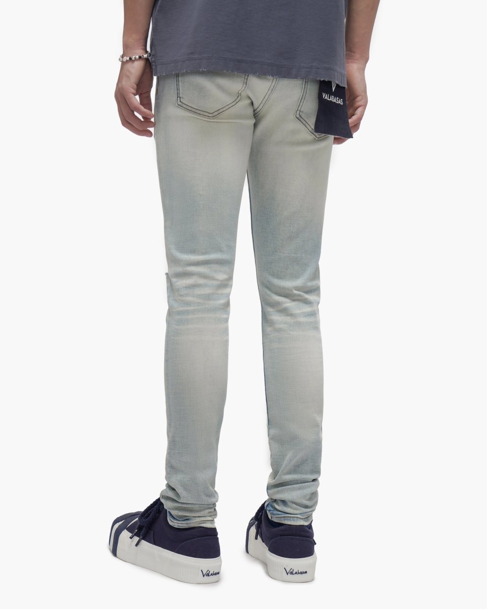 Mr.Clean Light Wash Skinny Jeans - Valabasas