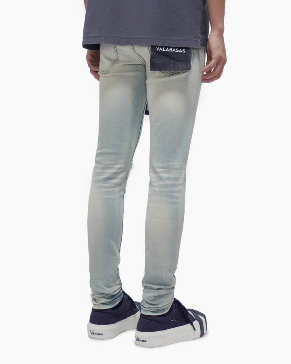 Mr.Clean Light Wash Skinny Jeans - Valabasas