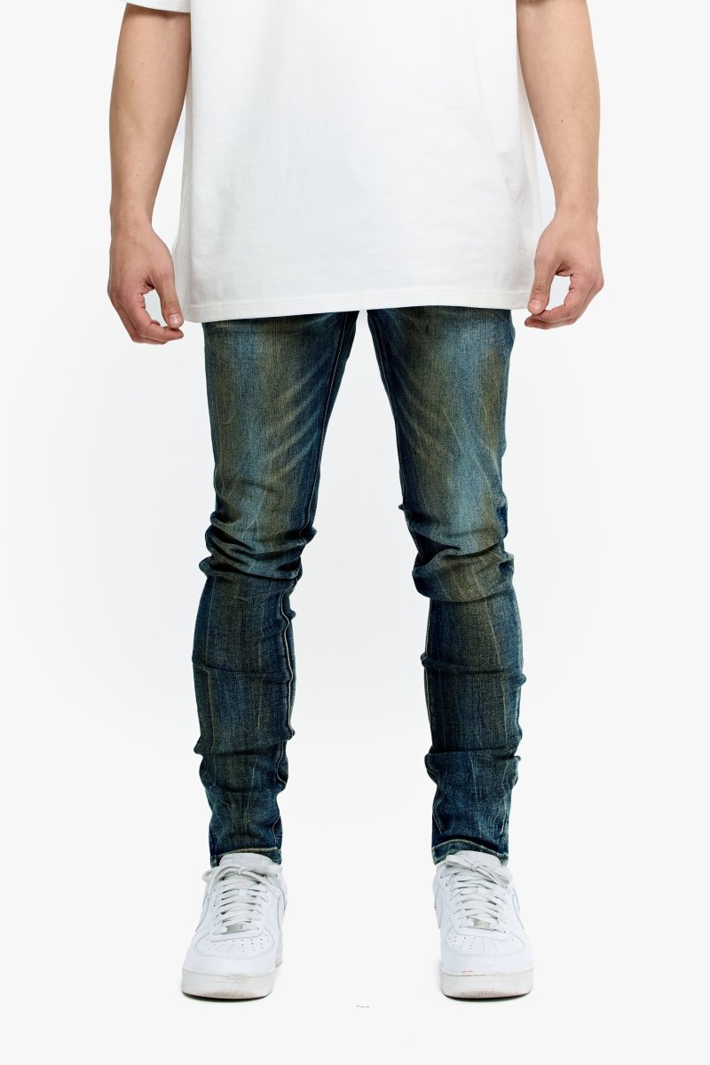 Mr.Flex Skinny Medium Blue Vintage Washed - Valabasas
