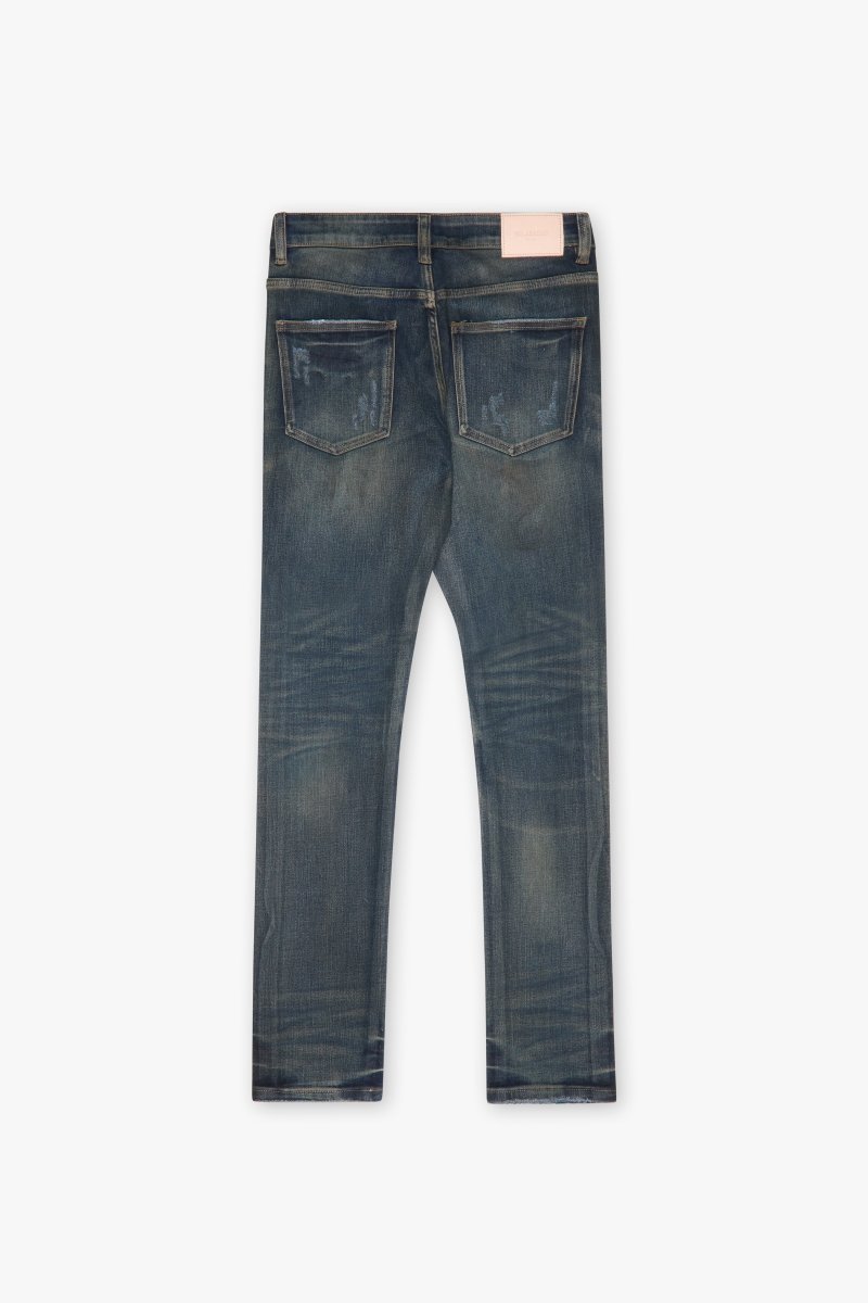 Mr.Flex Skinny Vintage Waxed Blue - Valabasas