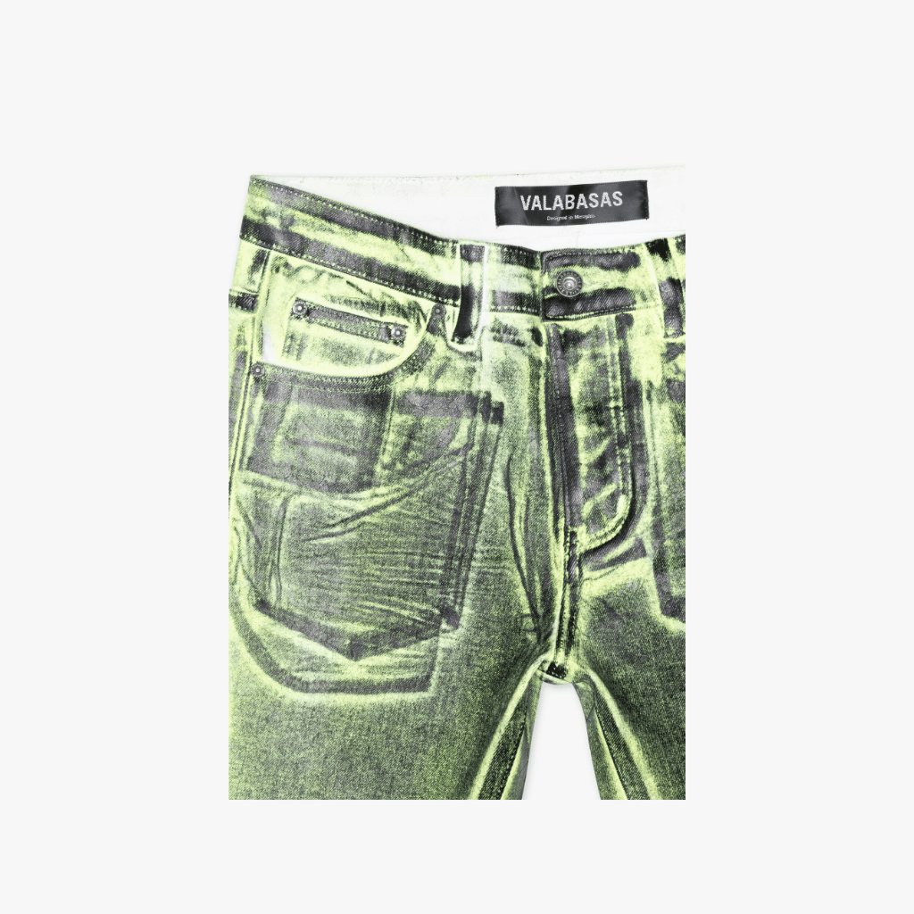 Mr.Flex Skinny Yellow White Waxed - Valabasas
