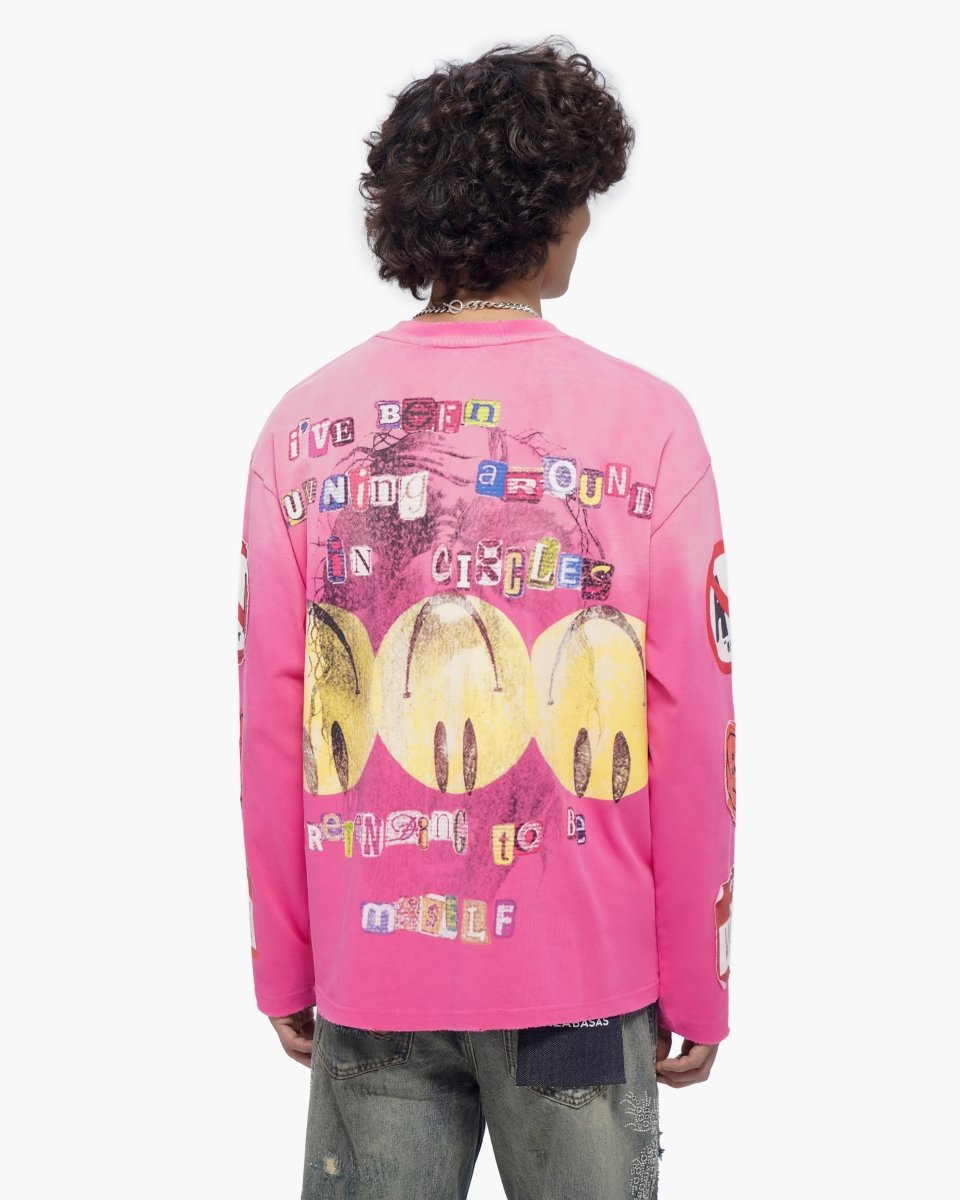 My Name Is Hot Pink Crewneck - Valabasas