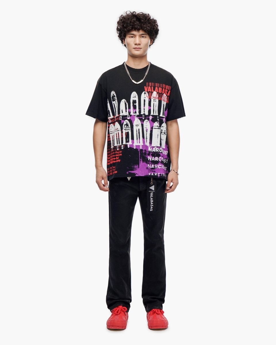Narcissist Black Tee - Valabasas
