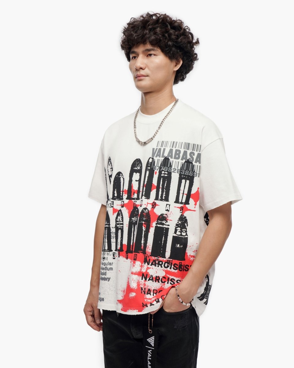 Narcissist White Tee - Valabasas