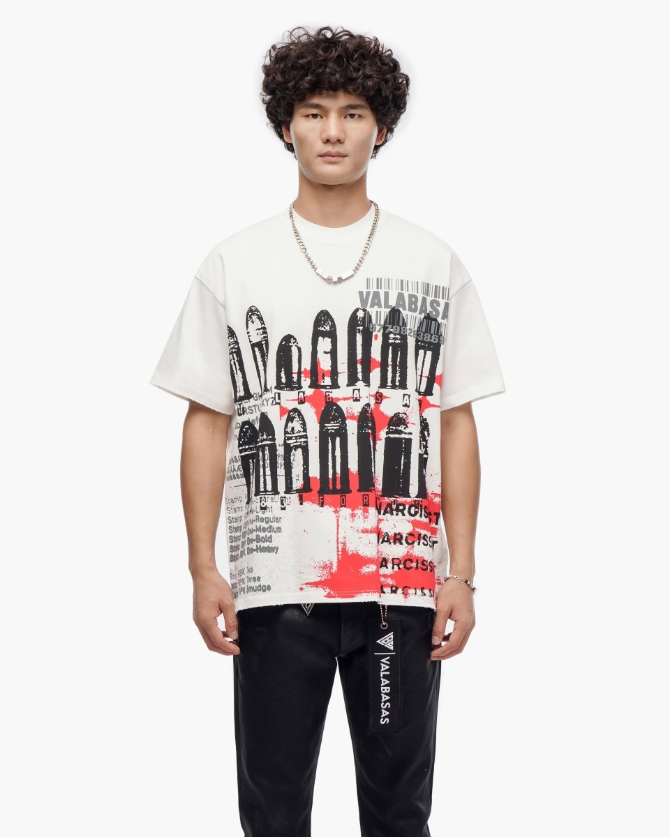 Narcissist White Tee - Valabasas