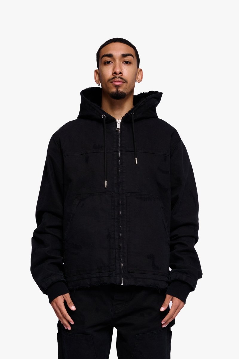 Nest Jacket Black Washed - Valabasas