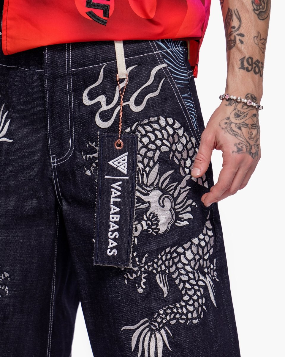 Nexoza Mens Jorts Indigo - Valabasas