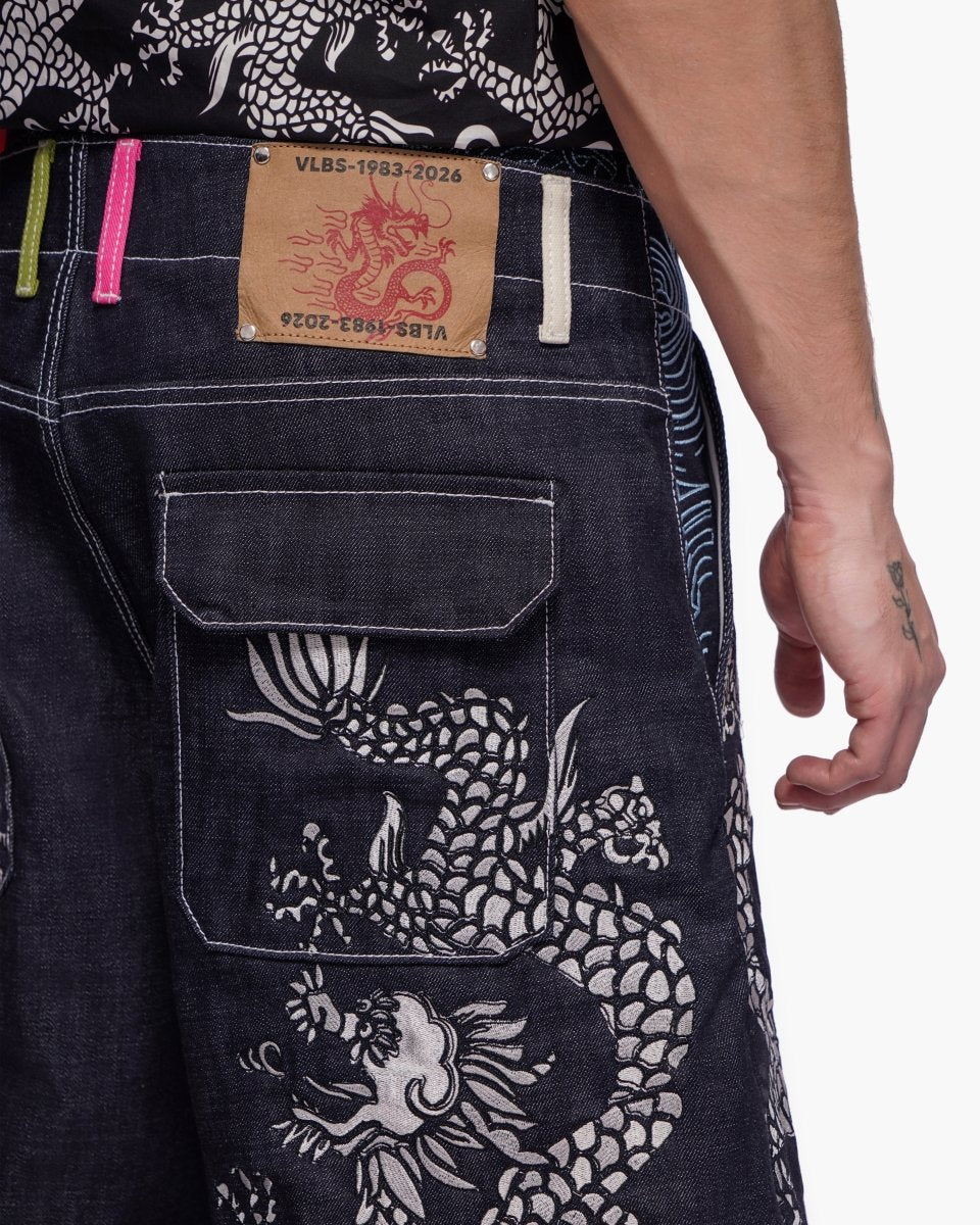 Nexoza Mens Jorts Indigo - Valabasas