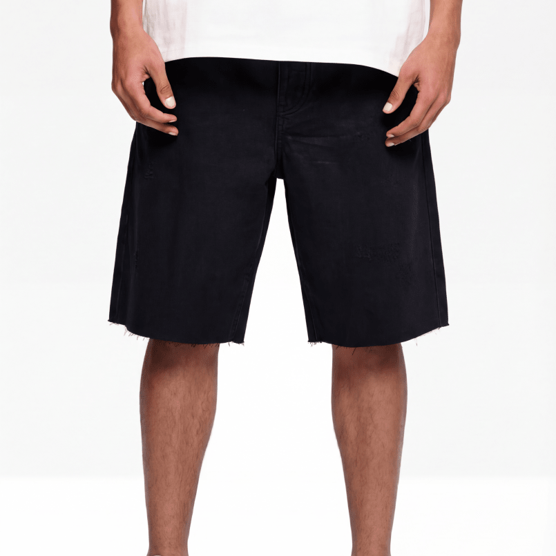 Nitro Black Waxed Jorts - Valabasas