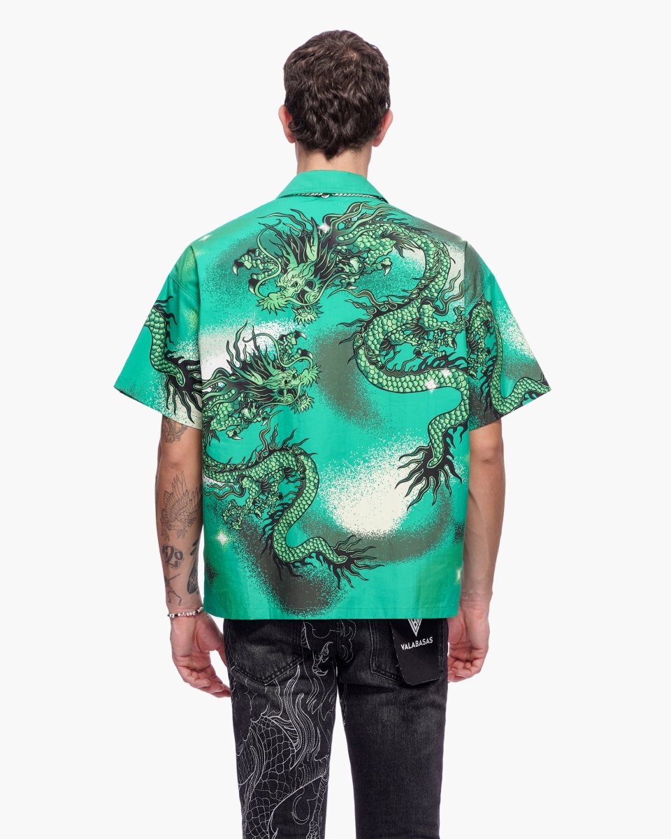 Noriku Button Down Green - Valabasas