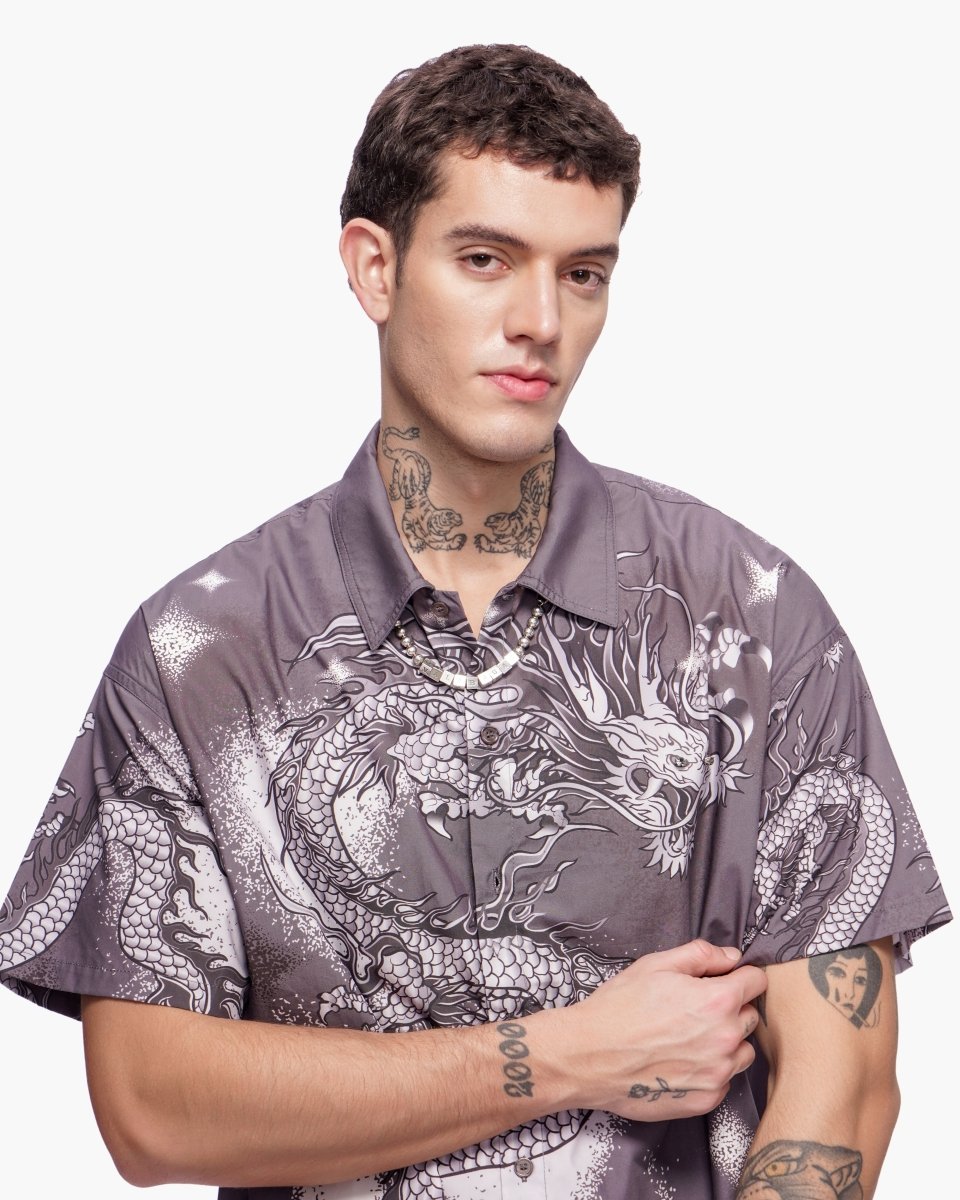Noriku Button Down Grey - Valabasas