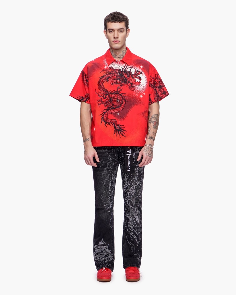 Noriku Button Down Red - Valabasas