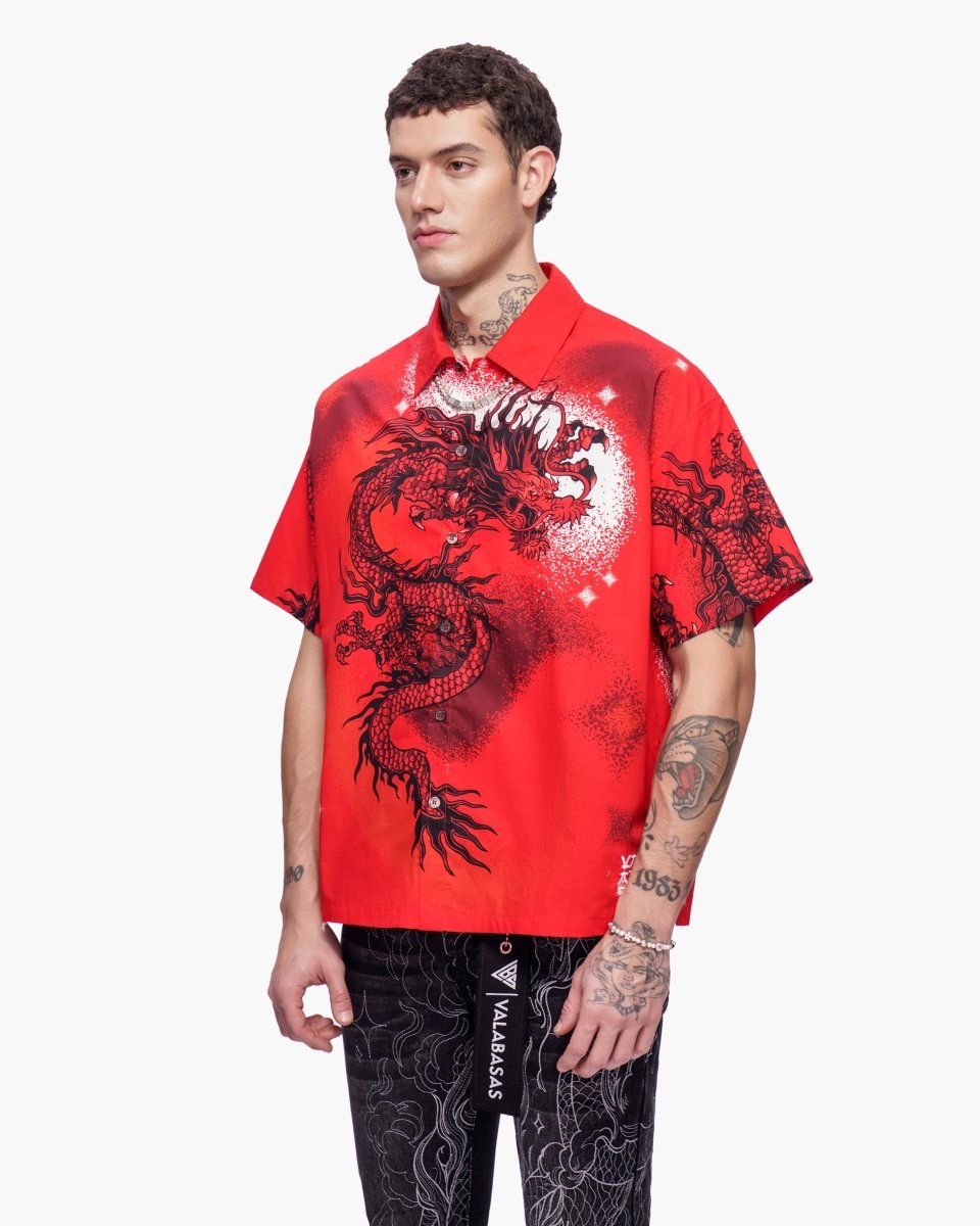 Noriku Button Down Red - Valabasas