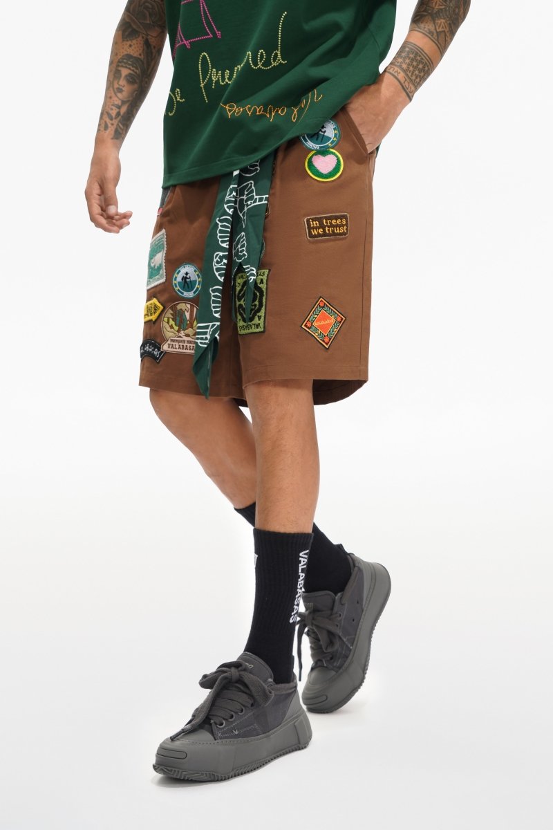 Outland Jorts Brown - Valabasas