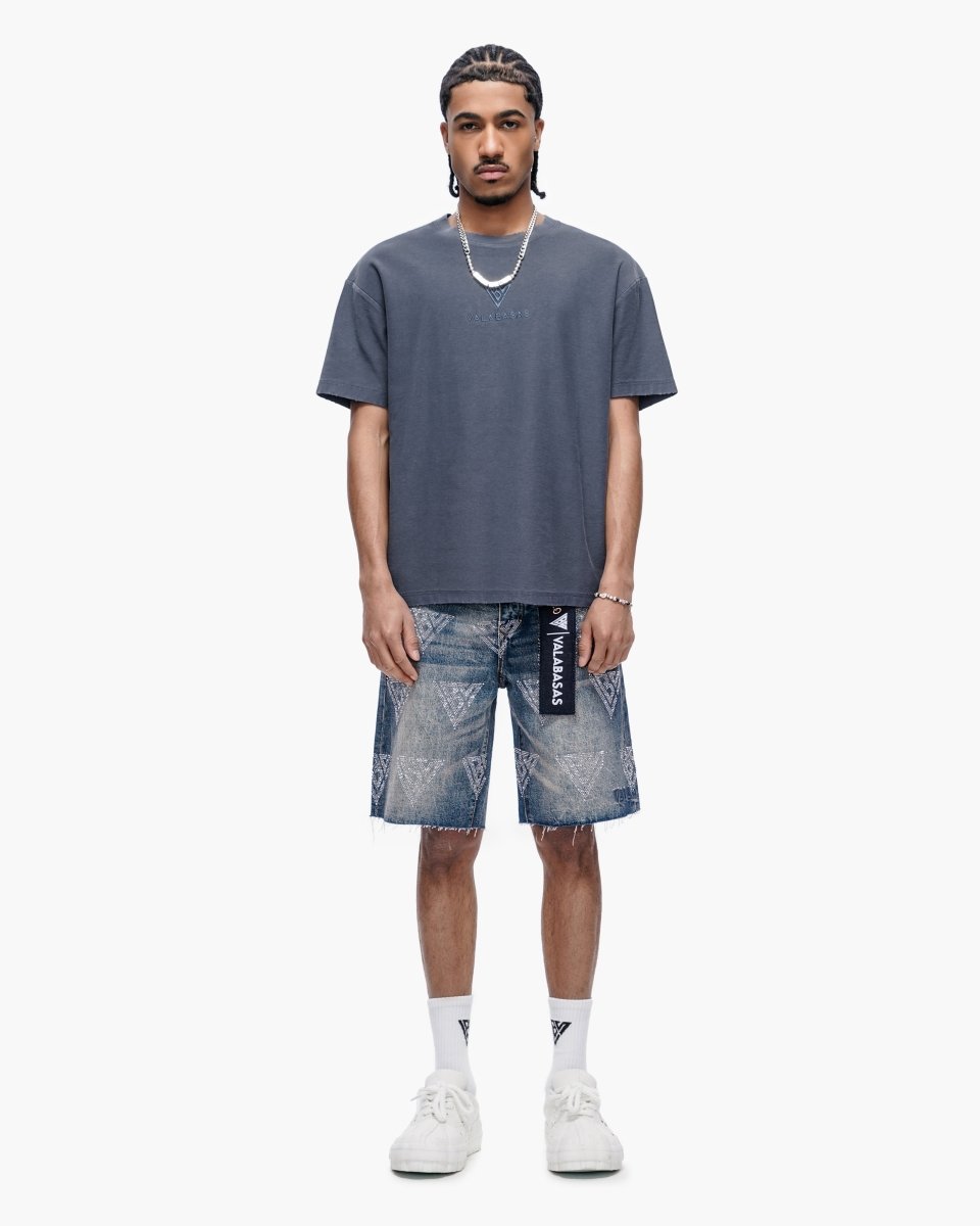 Palace Dark Blue Wash Jorts - Valabasas
