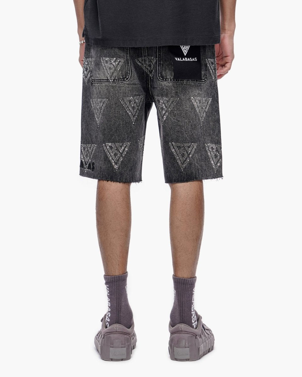 Palace Grey Wash Jorts - Valabasas