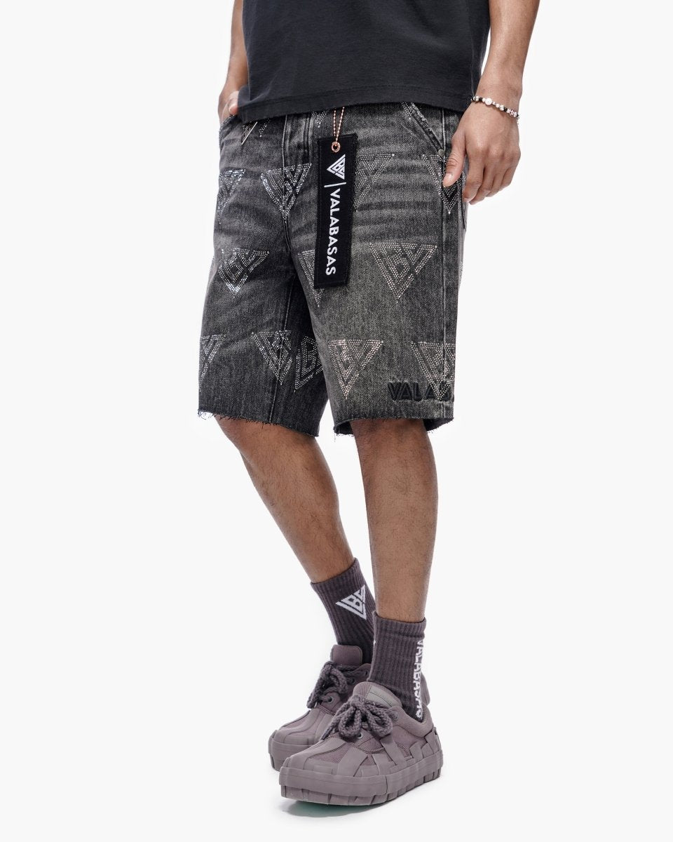 Palace Grey Wash Jorts - Valabasas