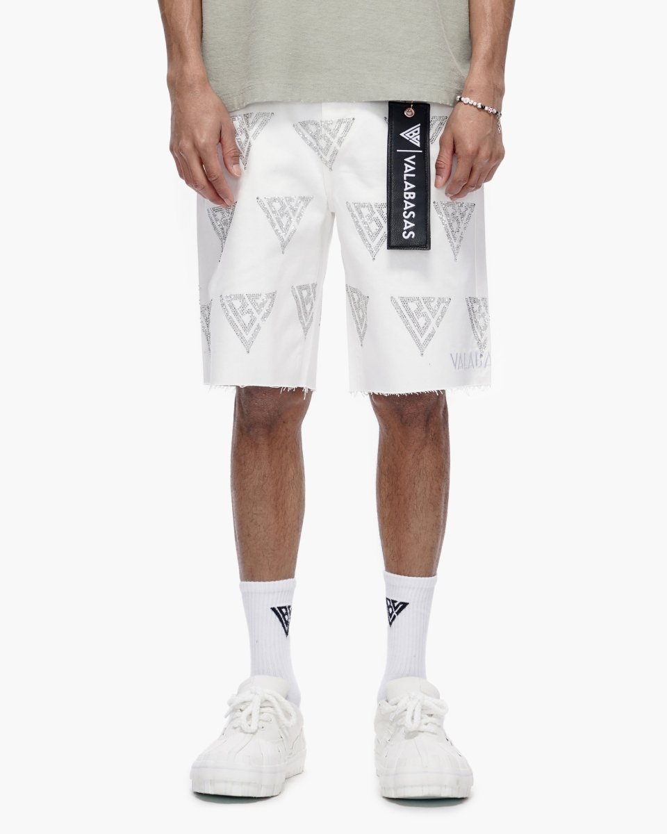 Palace White Jorts - Valabasas