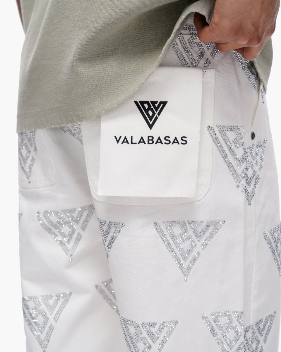 Palace White Jorts - Valabasas