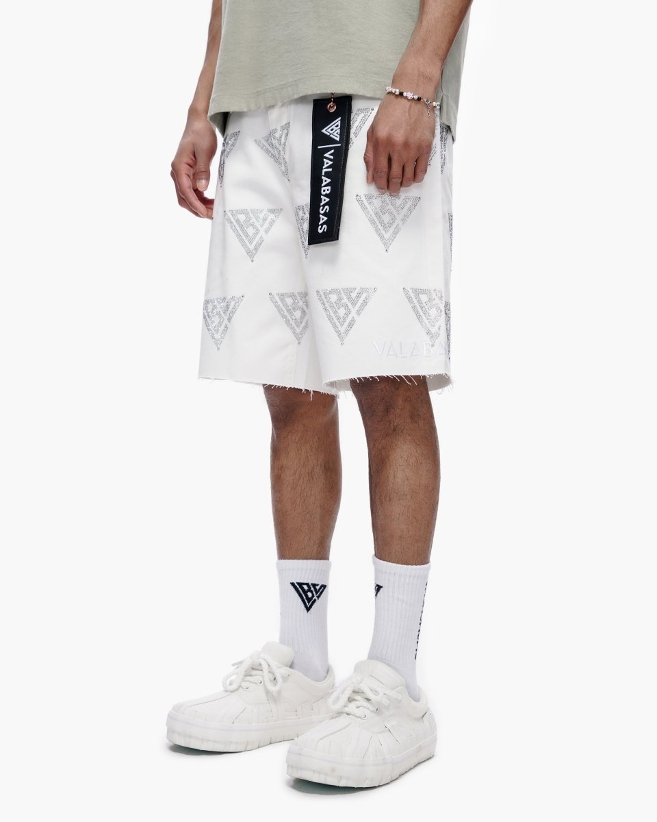 Palace White Jorts - Valabasas