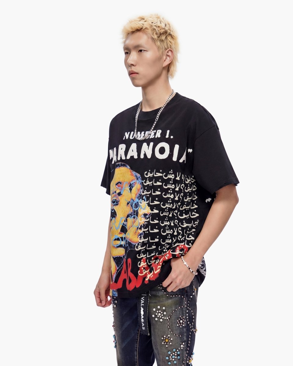 Paranoid Tee Black - Valabasas