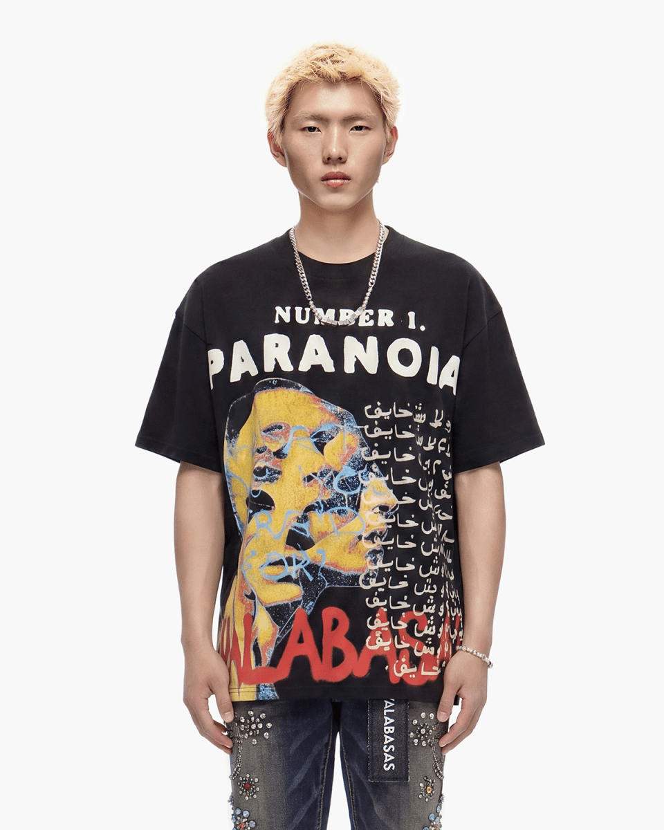 Paranoid Tee Black - Valabasas